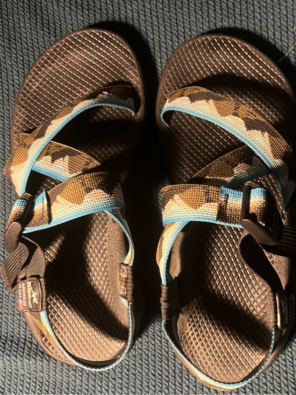 Women’s Chaco Sandals-National Parks Edition With Mountain Graphics Size M8 - Picture 9 of 10